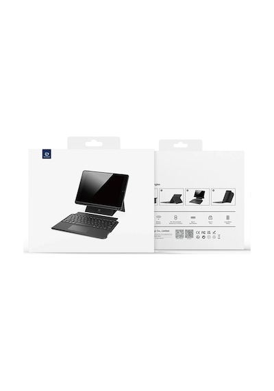 Dux Ducis Apple Uyumlu iPad  Pro 12.9 Dk Series Kablosuz Bluetooth Klavye Touc