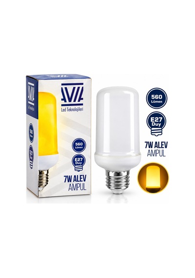 E27 Alev Görünümlü Ampul 7w 560 Lümen Ip20 Diğer