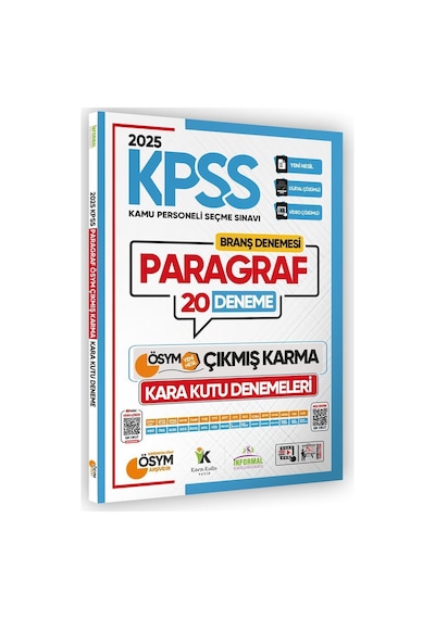 2026 Kpss Lisans Paragraf 20li Deneme Sınavı Ösym Çıkmış Soru Hav