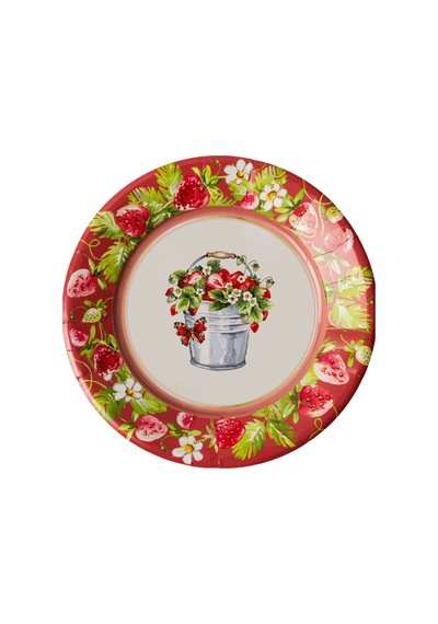 Picnic Kağıt Tabak 26 Cm 12'li Paket Beyaz