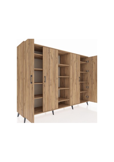 Hyperion Dolap 12 Raflı 4 Kapaklı 220x44x163 Çam-çam Atlas Çam - Atlas Çam Hyperion Dolap 12 Raflı 4 Kapaklı 220x44x163 Çam-çam Atlas Çam - Atlas Çam