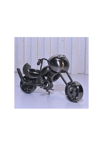 Kişiye Özel İsimli Metal Motosiklet Biblo El Yapımı Chopper Motor Maketi Hediye