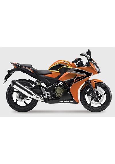Honda Cbr250R 2017 Turuncu Sol Depo Grenaj Sticker