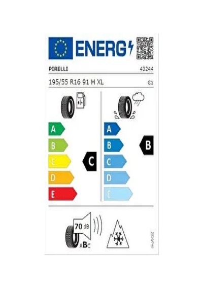 Pirelli 195/55R16 91H Xl Cinturato Winter M+S 3Pms Kış Lastiği 2024