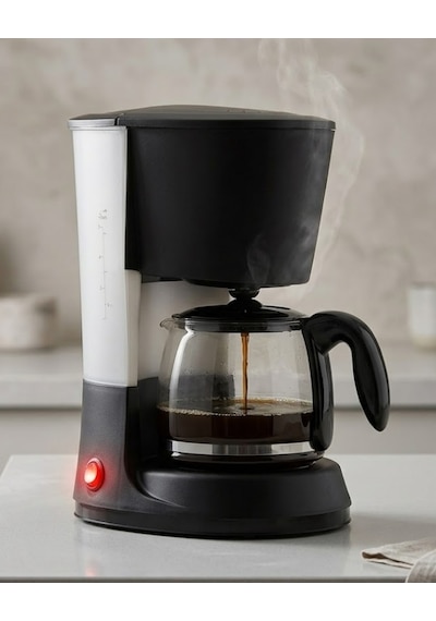 1.2 Litre Filtre Kahve Makinesi Damlama Emniyetli Cam Karaflı Sarı