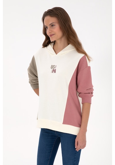 U.s. Polo Assn. Kadın Sweatshirt 50313585-vr256 İnci