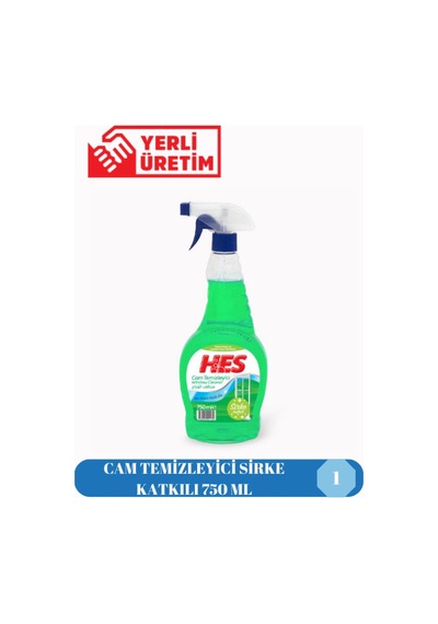 Hes Cam Temizleyici Sirke Katkılı 750 ML