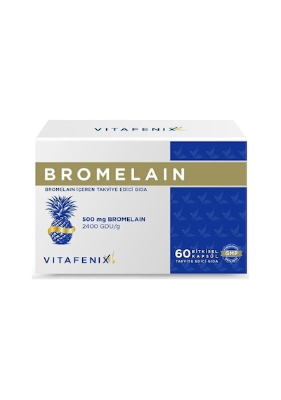 Vitafenix Bromelain 500mg 60 Kapsül
