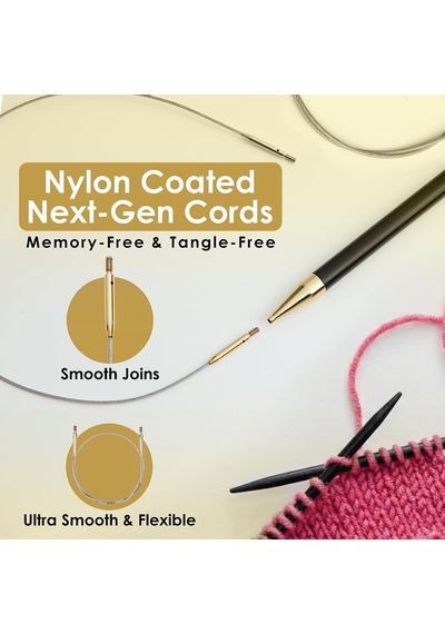 Lantern Moon Interchangeable Needle Set 5"-legacy Sizes 3/3.25mm To 8/5mm -lm350302