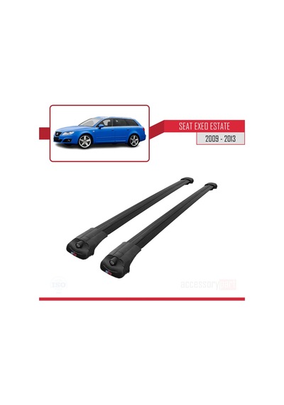 Seat Exeo 3r9 2009-2013 Arası İle Uyumlu Ace-1 Ara Atkı Tavan Barı Siyah