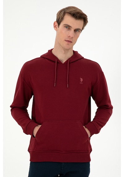 U.s. Polo Assn. Erkek Bordo Sweatshirt 50298271-vr014 Bordo