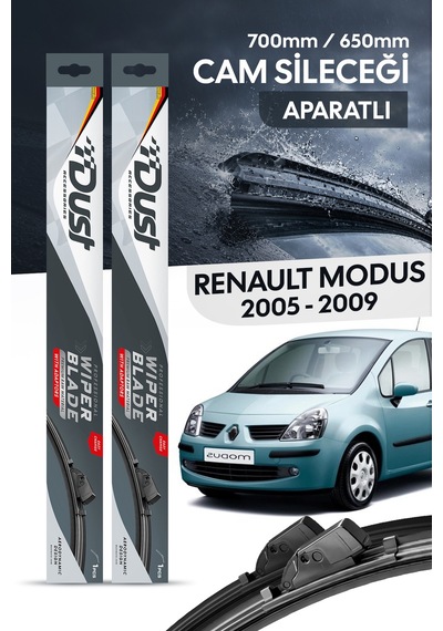 Renault Modus 2005-2009 Uyumlu Silecek Takımı 700mm/650mm S16