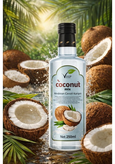 Vhp Coconut Mix Hindistan Cevizi Bitkisel Karışım 250 Ml Metabolizma Ve Enerji Desteği