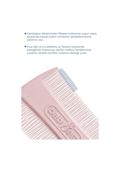 Babyjem Konak Tarağı Soft Pembe