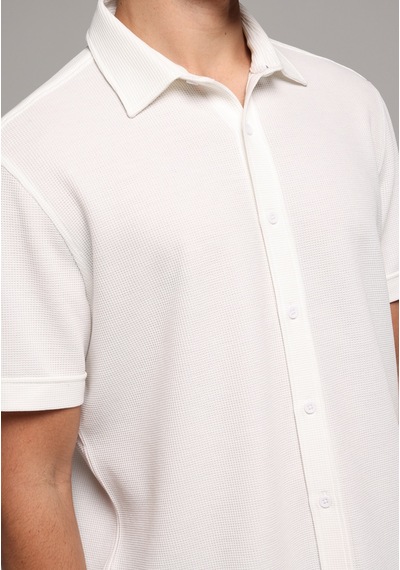 Colin's Colins Regular Fit Shirt Neck Düz Erkek Beyaz Uzun Kol Gömlek Cl1080098 Q1.v2 Ofw