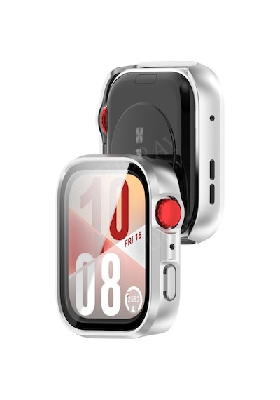 Huawei Watch Fit 4 Uyumlu Tam Koruma Kasa Ve Ekran Koruyucu Şeffaf Darbe Emici Koruma
