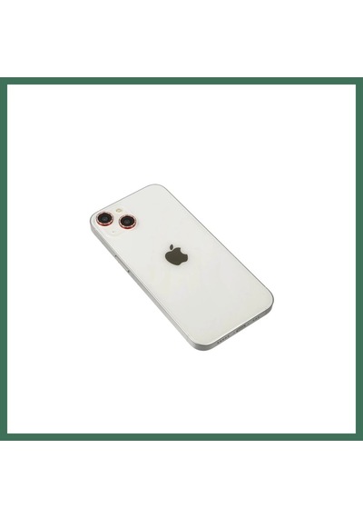 En-cag Apple Uyumlu iPhone 14 Uyumlu Diamond Kamera Lens - Kırmızı Bss