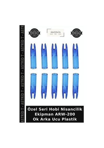 Özel Seri Hobi Nisancilik Ekipman Arw-200 Ok Arka Ucu Plastik Çok Renkli