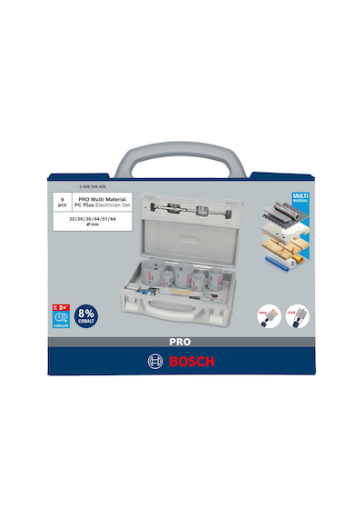 Bosch Pro Multi 9 Parça Panç Testere Seti 22-64 Mm 2608594436
