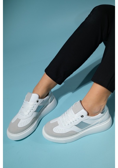 Luvishoes Beıce Beyaz Gri Kadın Spor Ayakkabı Beyaz - Gri Luvishoes Beıce Beyaz Gri Kadın Spor Ayakkabı Beyaz - Gri