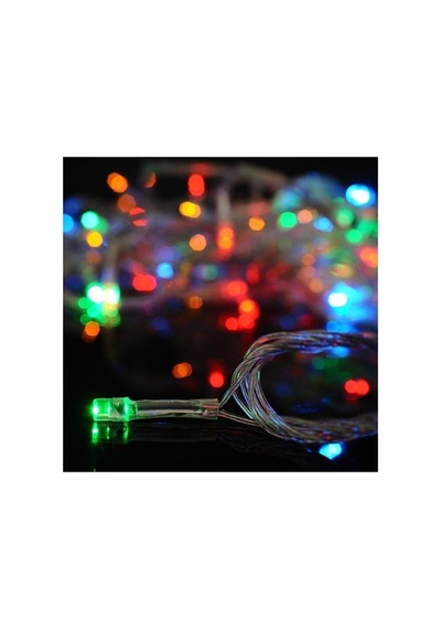 10 M 100 Ledli 8 Fonksiyonlu Karışık Renkli Rgb Led Lamba