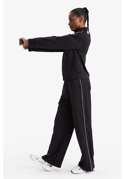 Defacto Warmtech Wide Leg Geniş Paça Cepli Biyeli Standart Boy İçi Yumuşak Tüylü Sporcu Pantolon F3846AX25AU Siyah Defacto Warmtech Wide Leg Geniş Paça Cepli Biyeli Standart Boy İçi Yumuşak Tüylü Sporcu Pantolon F3846AX25AU Siyah