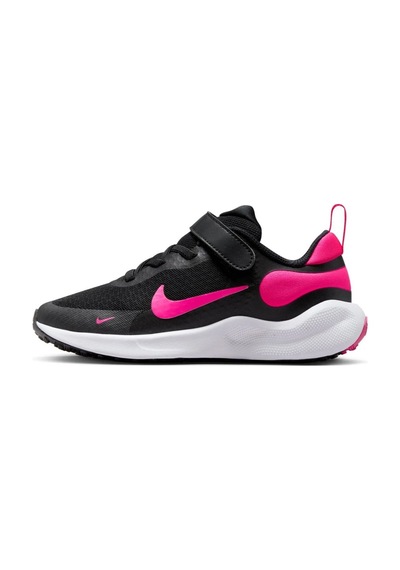 Nike Revolution 7 Psv Unisex Walking Shoes Lastik Bağcıklı Unisex Yürüyüş Ayakkabısı Siyah-pembe Yeşil