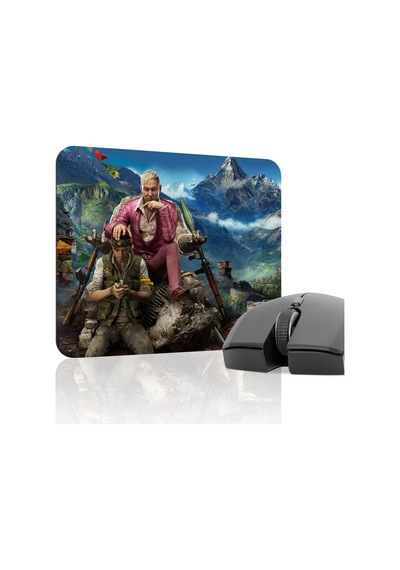 Far Cry Kaymaz Dikişli Kauçuk Oyuncu Mousepad V4 - 22x18 Gaming Mouse Pad Fare Altlığı