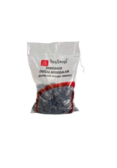 20-40 Mm Cilalı Siyah Tamburlu Çakıl 10 Kg