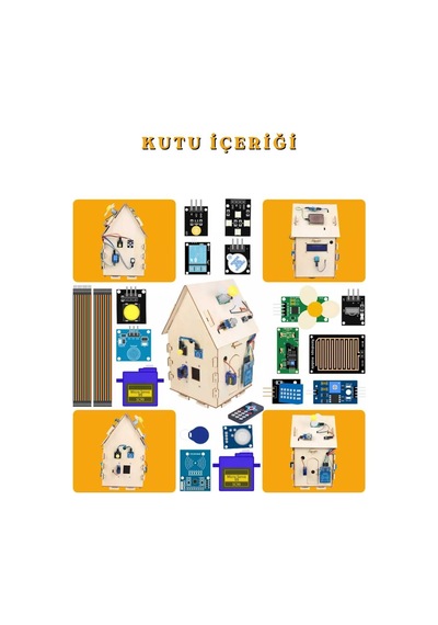 17 Si 1 Arada Arduino Nano Akıllı Ev Robotik Kiti Stem Dıy Elektronik Ve Iot Eğitim Seti