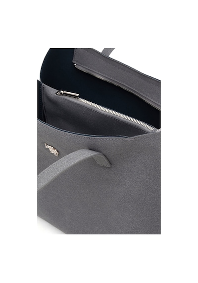 U.S. Polo Assn. Kadın Gri Süet Kol Çantası 50317827-VR024