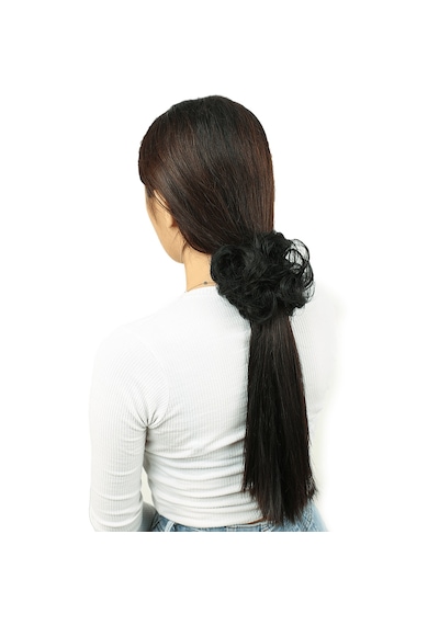 Saçlı Lastikli Topuz Toka / Siyah - Uxfo-462377 Çok Renkli
