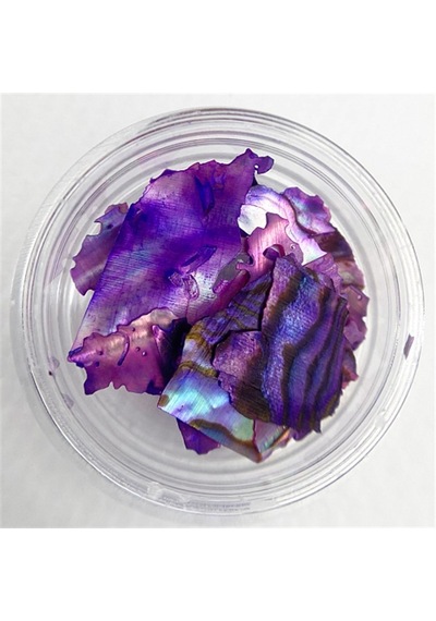 Doğal Deniz Kabuğu Mor 1 Gr - Işıltılı Nail Art Tırnak Süsü