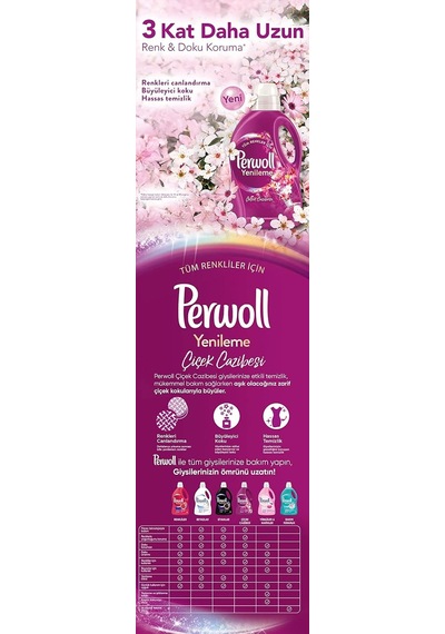 Sıvı Çamaşır Deterjanı 95 Yıkama 3l Siyah + 2,7l Çiçek Cazibesi + Vernel 1440ml Şakayık Diğer