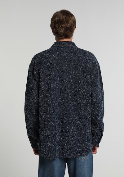 Colin's Colins Oversize Fit Erkek Mid İndigo Denim Shacket Cl1082672 Q1.v1 Dn45146