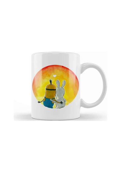 Love A Minion Ad A Ravin Rabbidz Kupa Bardak Porselen Karışık