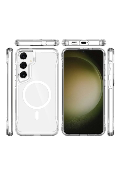 Samsung Galaxy Uyumlu S24 Plus Kılıf Magsafe Şarj Özellikli T-max Kapak