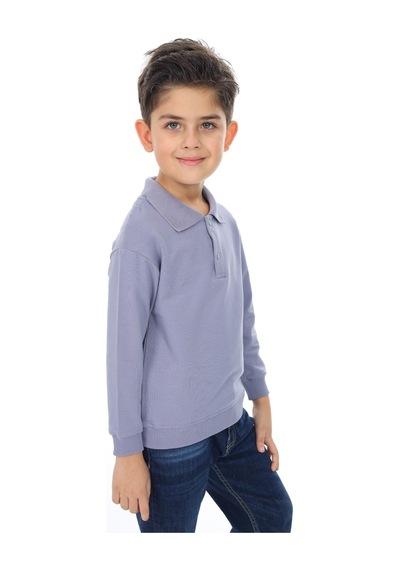 Toontoy Kids Toontoy Erkek Çocuk Baskılı Tişört Koyu Gri