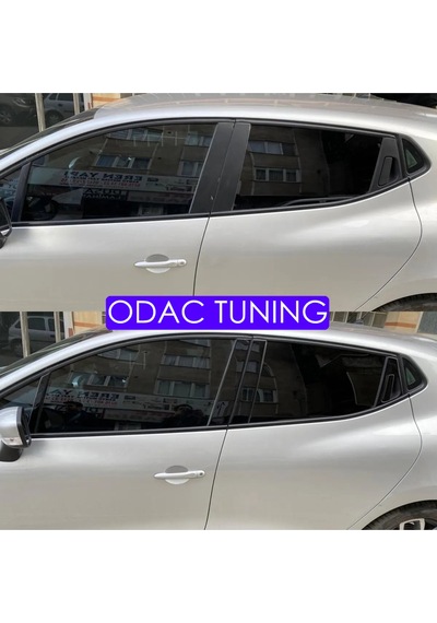Clio 4 Hb Piano Black Parlak Siyah Kapı Direk Set