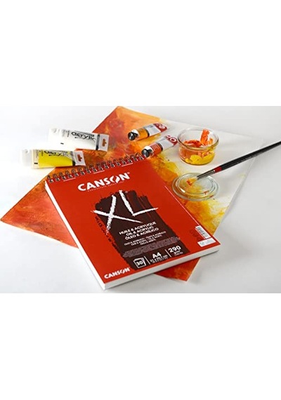 Xl Huile &amp Acrylique, Yağlı Ve Akrilik Boya Bloğu, Dın A4, 30 Yaprak, 290 G/m² Genel