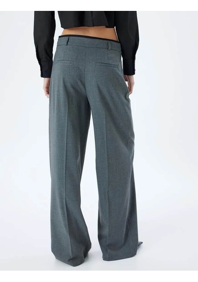 Koton Kadın Pantolon Gri 5wak40028pw 25ky59001695 Y5906 Gri
