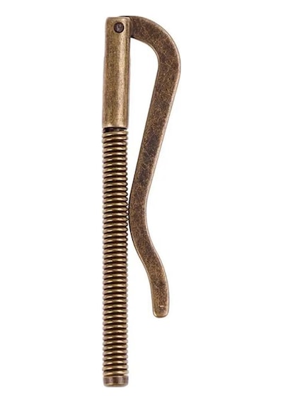 Spelt Metal Kağıt Para Tokası Kart Tutucu Klips Yaylı Cüzdan Ataş Rustik Çok Renkli