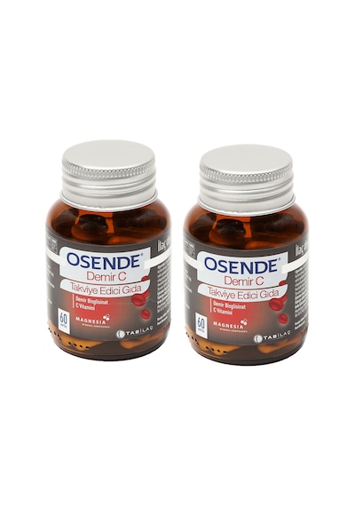 Osende Demir C 60 Kapsül Takviye Edici Gıda 2 Adet