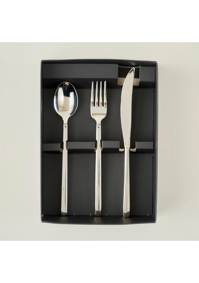 Bella Maison Milano 18 Parça Tatlı Çatal Kaşık Bıçak Seti Silver Diğer