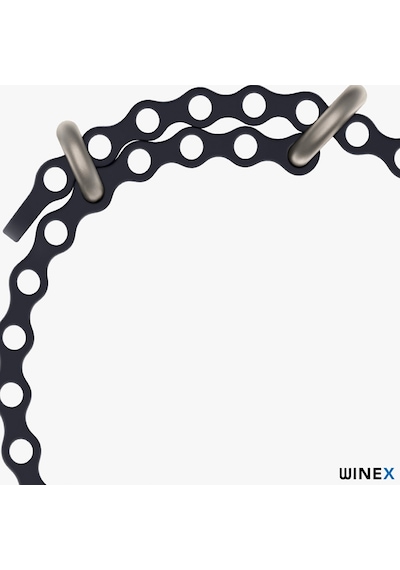 Winex 42-44mm Yeni Nesil Apple Uyumlu Akıllı Saat Kordonu Siyah