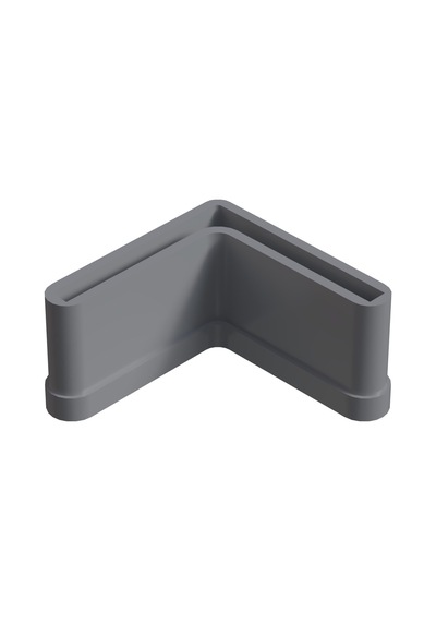 Cateksss 40x40 Mm Köşebent Gri 4 Mm Ral7035 - 18 Li Paket