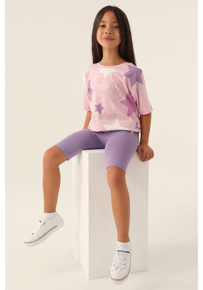 U.S. Polo Assn. Lisanslı Starry Toz Pembe Kız Çocuk Bermuda Takım 5274-43376 Açık Pembe U.S. Polo Assn. Lisanslı Starry Toz Pembe Kız Çocuk Bermuda Takım 5274-43376 Açık Pembe