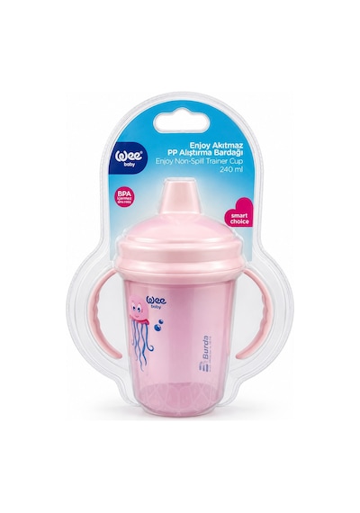 Wee Baby Enjoy Akıtmaz Pp Alıştırma Bardağı 240 Ml Renkli