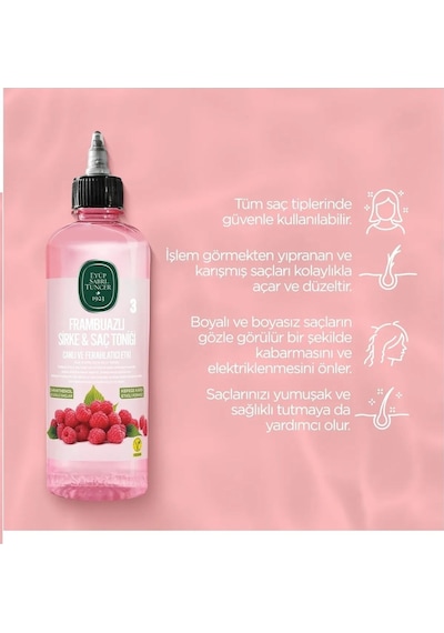 Eyüp Sabri Tuncer Frambuazlı Sirke Saç Toniği 3 x 100 ML