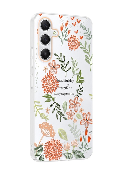 Samsung Galaxy Uyumlu A25 Kılıf Kamera Korumalı Desenli Zore Klip Kapak - Beautiful -